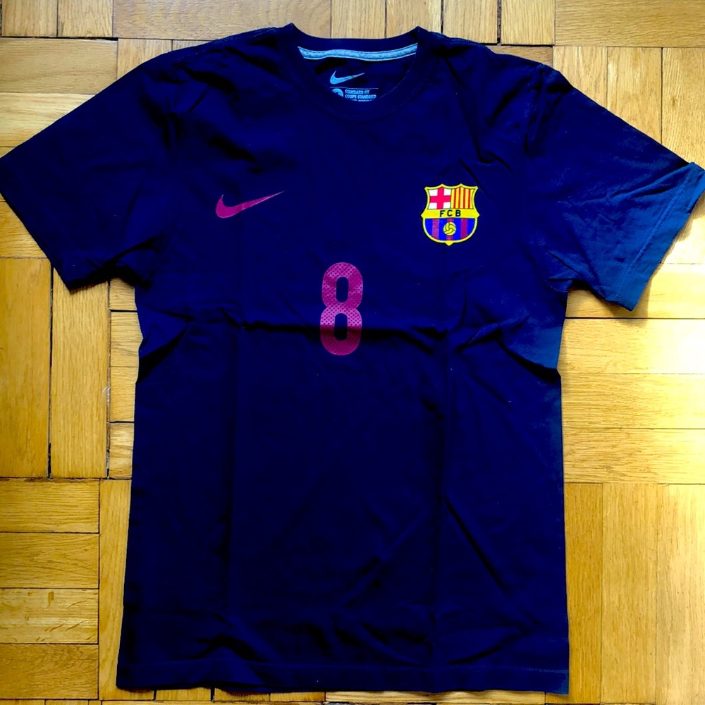 Nike FC Barcelona Iniesta 8 navy T-shirt (S)